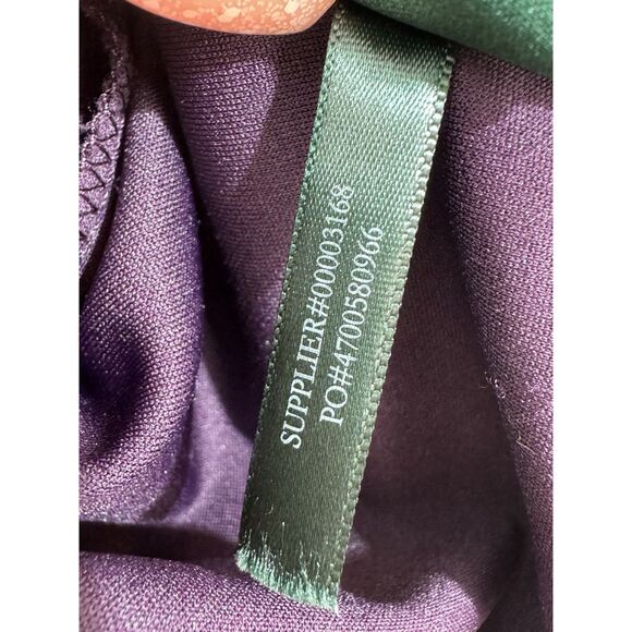 LAUREN RALPH LAUREN Women’s Purple Violet Waist Detail Dress Size 4 Elegant Fit - Picture 10 of 10